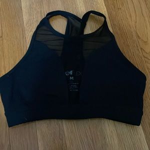 Popflex active black celestial sports bra m